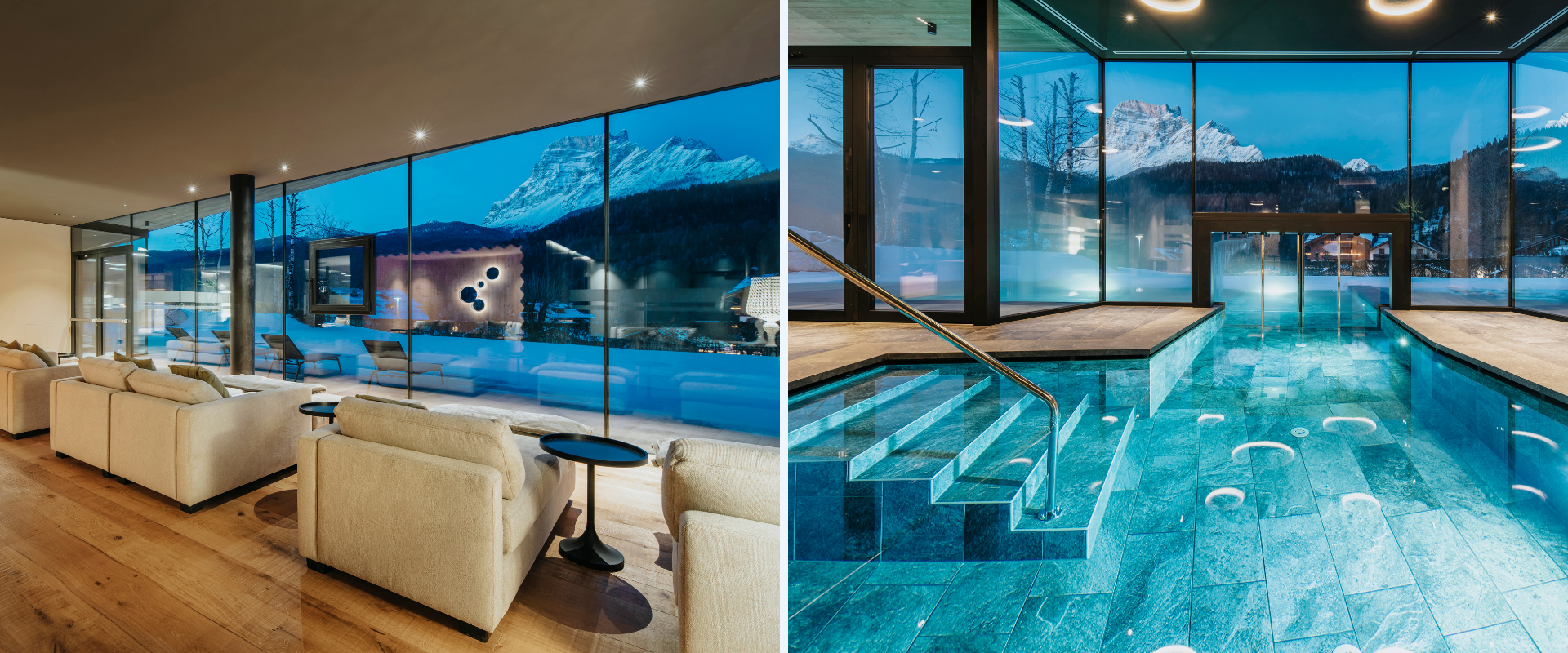 slide spa bandion sala relax e piscina